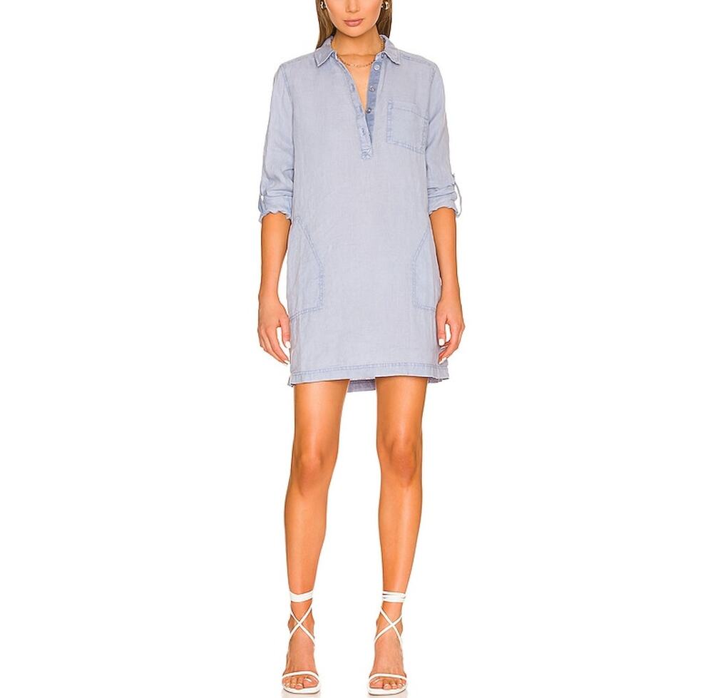 Michael Stars Lightweight Oxygen Elenor Shirtdress Size S